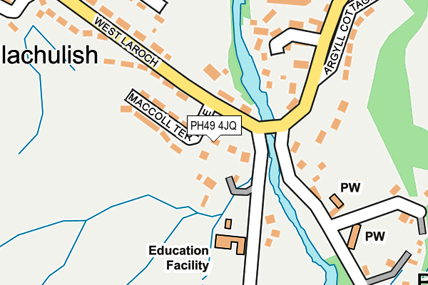 PH49 4JQ map - OS OpenMap – Local (Ordnance Survey)