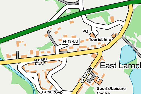 PH49 4JU map - OS OpenMap – Local (Ordnance Survey)