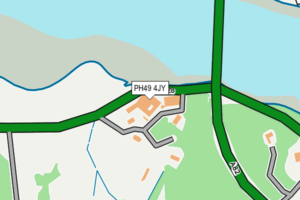 PH49 4JY map - OS OpenMap – Local (Ordnance Survey)