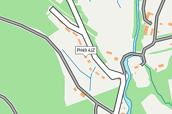 PH49 4JZ map - OS OpenMap – Local (Ordnance Survey)