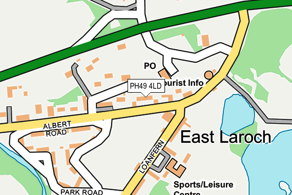 PH49 4LD map - OS OpenMap – Local (Ordnance Survey)