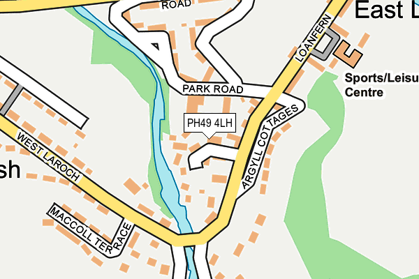 PH49 4LH map - OS OpenMap – Local (Ordnance Survey)