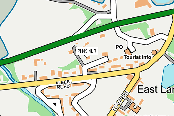 PH49 4LR map - OS OpenMap – Local (Ordnance Survey)