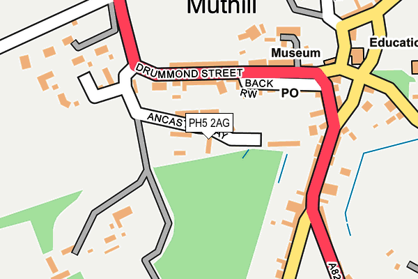PH5 2AG map - OS OpenMap – Local (Ordnance Survey)