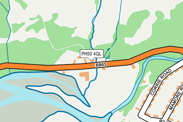 PH50 4QL map - OS OpenMap – Local (Ordnance Survey)