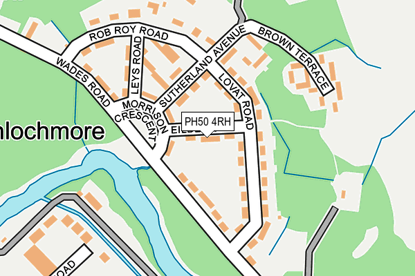 PH50 4RH map - OS OpenMap – Local (Ordnance Survey)