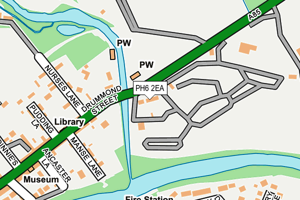 PH6 2EA map - OS OpenMap – Local (Ordnance Survey)