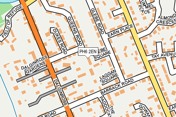 PH6 2EN map - OS OpenMap – Local (Ordnance Survey)