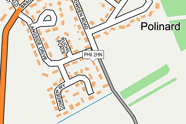 PH6 2HN map - OS OpenMap – Local (Ordnance Survey)