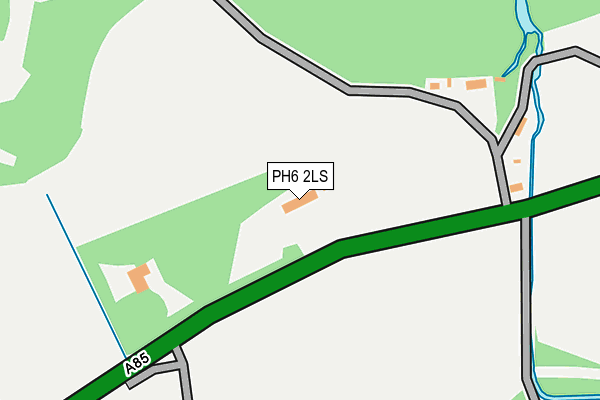 PH6 2LS map - OS OpenMap – Local (Ordnance Survey)