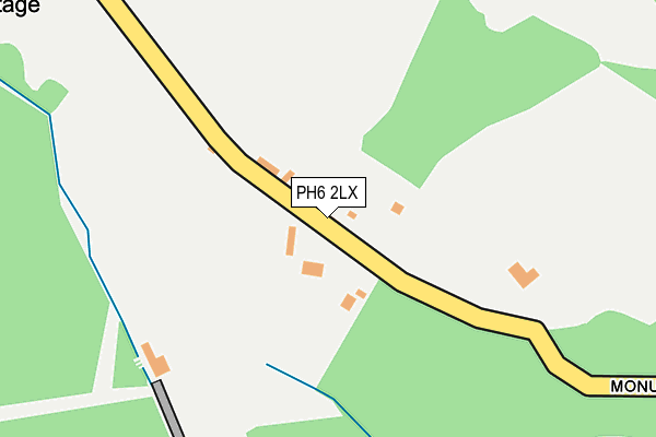 PH6 2LX map - OS OpenMap – Local (Ordnance Survey)