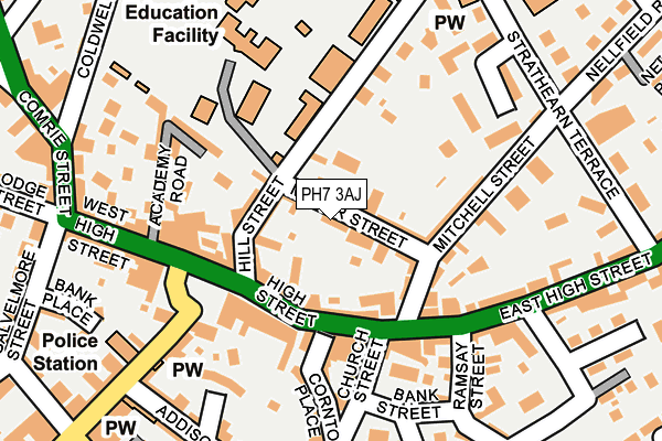 PH7 3AJ map - OS OpenMap – Local (Ordnance Survey)
