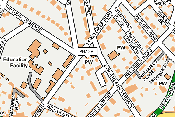 PH7 3AL map - OS OpenMap – Local (Ordnance Survey)