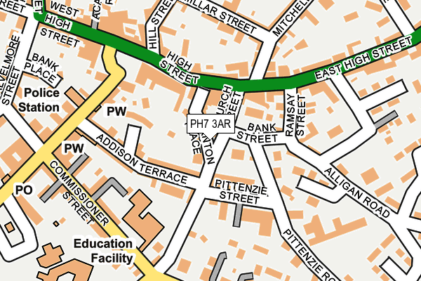 PH7 3AR map - OS OpenMap – Local (Ordnance Survey)