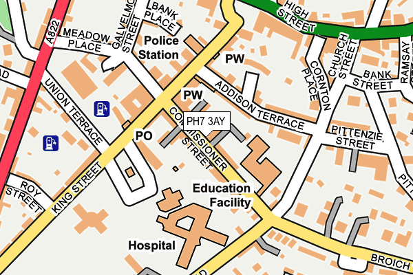 PH7 3AY map - OS OpenMap – Local (Ordnance Survey)