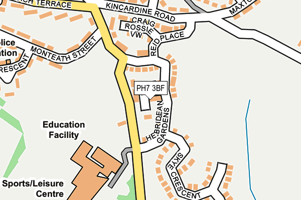 PH7 3BF map - OS OpenMap – Local (Ordnance Survey)