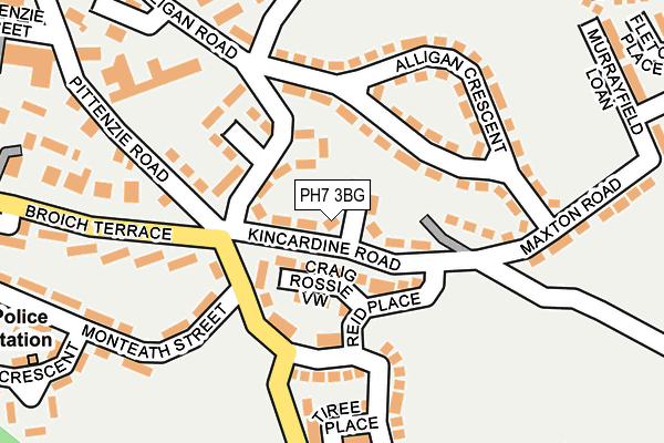 PH7 3BG map - OS OpenMap – Local (Ordnance Survey)