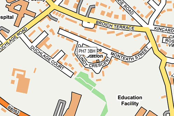 PH7 3BH map - OS OpenMap – Local (Ordnance Survey)