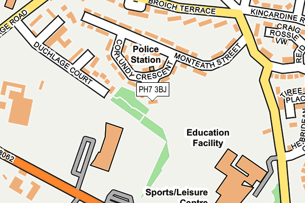 PH7 3BJ map - OS OpenMap – Local (Ordnance Survey)