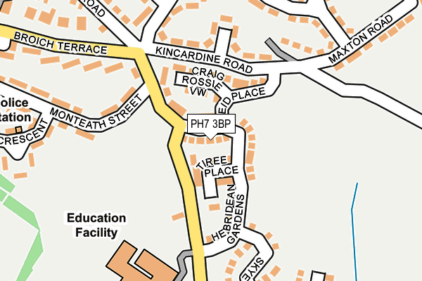 PH7 3BP map - OS OpenMap – Local (Ordnance Survey)