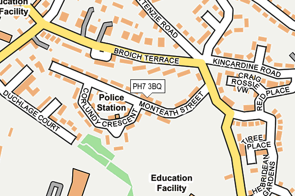 PH7 3BQ map - OS OpenMap – Local (Ordnance Survey)