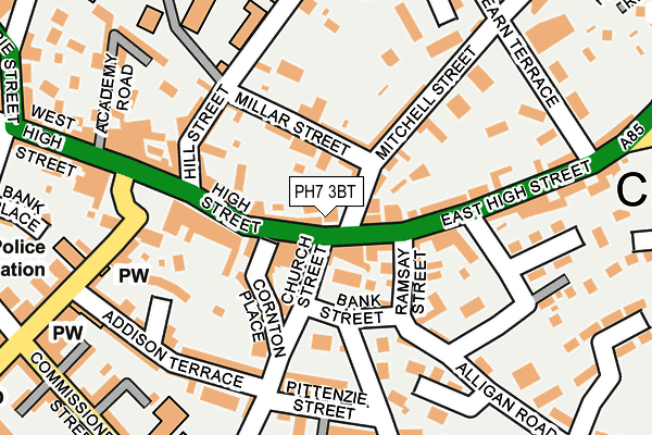PH7 3BT map - OS OpenMap – Local (Ordnance Survey)