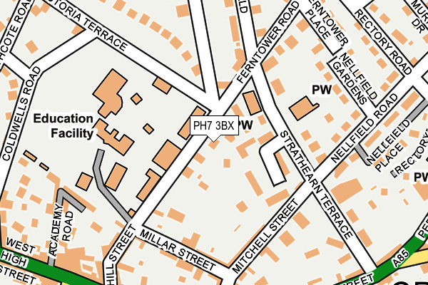 PH7 3BX map - OS OpenMap – Local (Ordnance Survey)