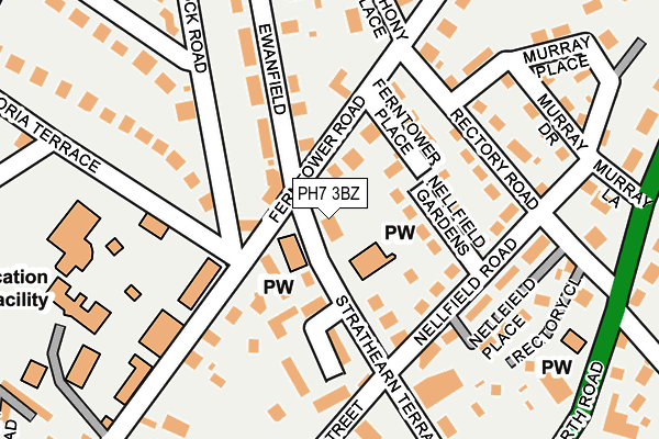 PH7 3BZ map - OS OpenMap – Local (Ordnance Survey)