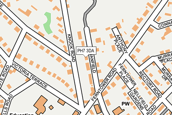 PH7 3DA map - OS OpenMap – Local (Ordnance Survey)