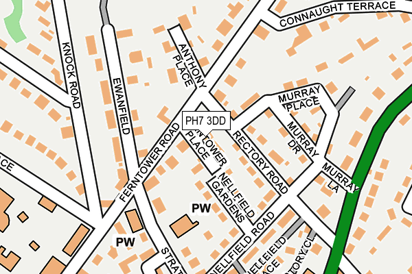 PH7 3DD map - OS OpenMap – Local (Ordnance Survey)