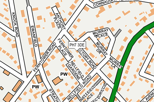 PH7 3DE map - OS OpenMap – Local (Ordnance Survey)