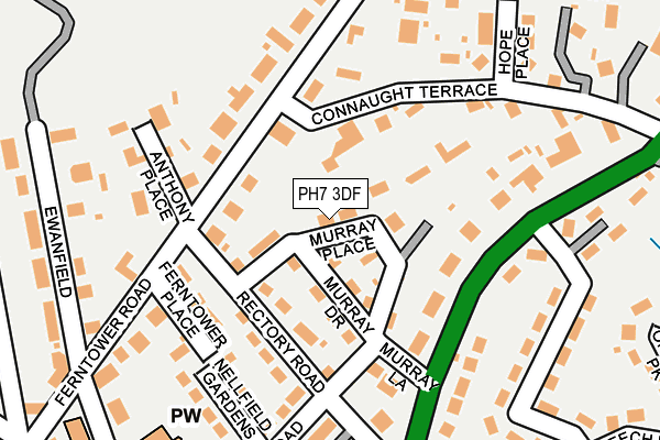 PH7 3DF map - OS OpenMap – Local (Ordnance Survey)