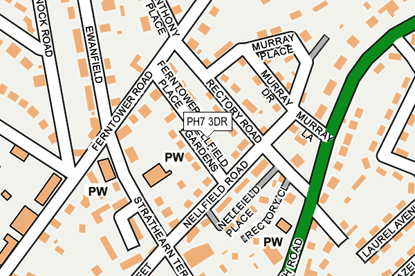PH7 3DR map - OS OpenMap – Local (Ordnance Survey)