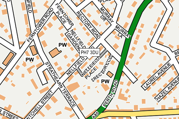 PH7 3DU map - OS OpenMap – Local (Ordnance Survey)