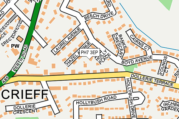 PH7 3EP map - OS OpenMap – Local (Ordnance Survey)