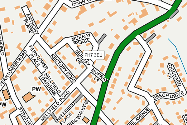 PH7 3EU map - OS OpenMap – Local (Ordnance Survey)