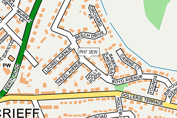 PH7 3EW map - OS OpenMap – Local (Ordnance Survey)