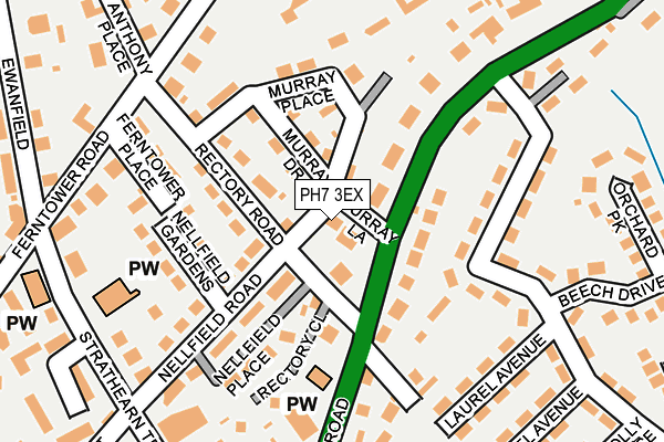 PH7 3EX map - OS OpenMap – Local (Ordnance Survey)