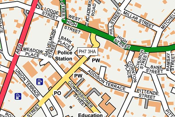 PH7 3HA map - OS OpenMap – Local (Ordnance Survey)
