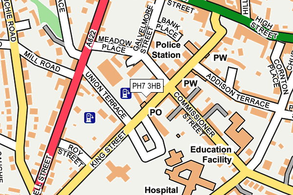 PH7 3HB map - OS OpenMap – Local (Ordnance Survey)