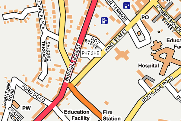 PH7 3HE map - OS OpenMap – Local (Ordnance Survey)