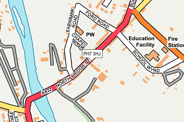 PH7 3HJ map - OS OpenMap – Local (Ordnance Survey)