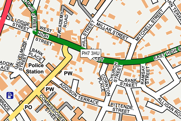 PH7 3HU map - OS OpenMap – Local (Ordnance Survey)
