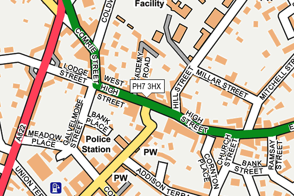 PH7 3HX map - OS OpenMap – Local (Ordnance Survey)