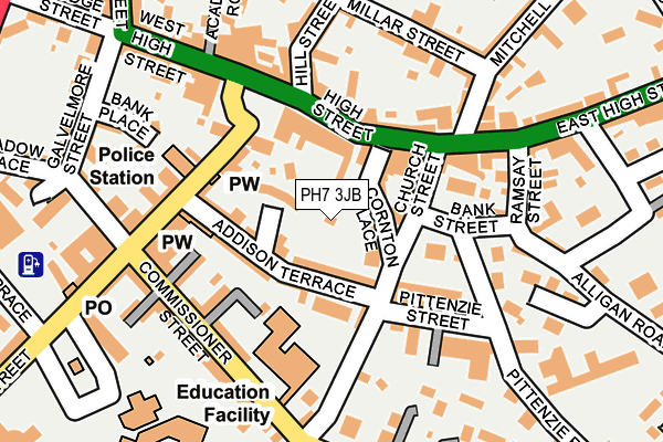 PH7 3JB map - OS OpenMap – Local (Ordnance Survey)