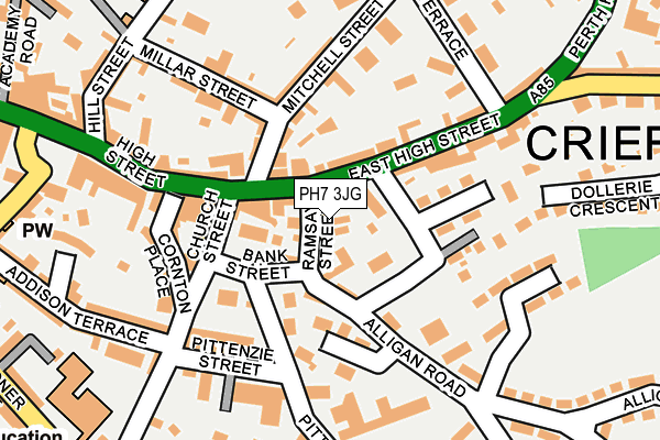 PH7 3JG map - OS OpenMap – Local (Ordnance Survey)