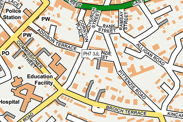PH7 3JL map - OS OpenMap – Local (Ordnance Survey)