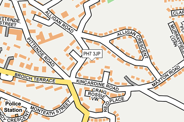 PH7 3JP map - OS OpenMap – Local (Ordnance Survey)