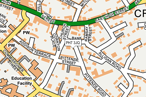 PH7 3JQ map - OS OpenMap – Local (Ordnance Survey)