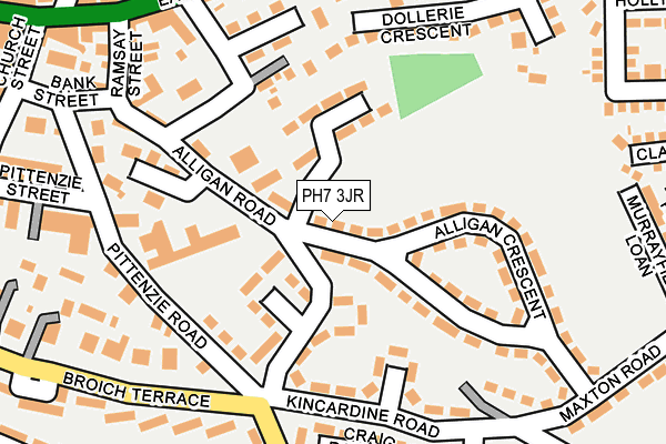 PH7 3JR map - OS OpenMap – Local (Ordnance Survey)